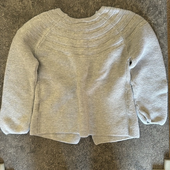 Kids Cat & Jack Grey Knit Button Cardigan size 3T - Picture 4 of 4